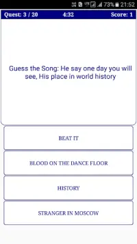 MJ Quiz Screen Shot 2