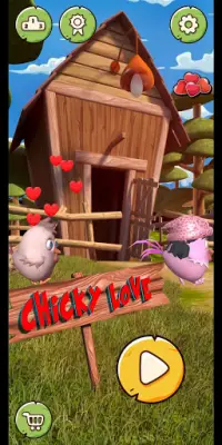 Chicky Love Run Screen Shot 0