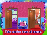 Hotelkamer schoonmaken kleren Girl's games Screen Shot 1