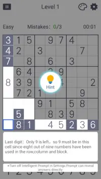 Sudoku: Logic Number Puzzles, Fun& Free brain game Screen Shot 2