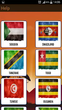 "Jeux des drapeaux d'afrique" Screen Shot 4