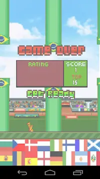 Flappy World Cup 2014 Screen Shot 3