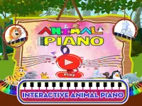 Baby Piano Animal Games - Kebisingan Hewan Screen Shot 4