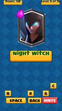 Guess the Clash Royal Card Screen Shot 1