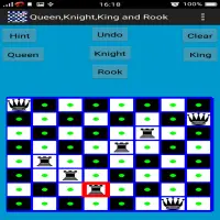 Chess Queen,Rook,Knight and King Problem Screen Shot 8