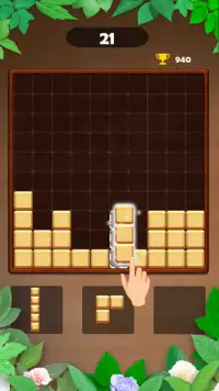 나무 블록 퍼즐: 클래식 블록 퍼즐 게임 Screen Shot 1