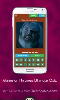 Game of Thrones Ultimate Quiz Screen Shot 2