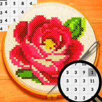 Cross Stitch Coloring By Number-Pixel Art Screen Shot 4