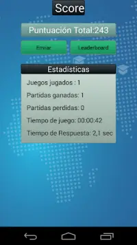 Juego de Geografía - Capitales Screen Shot 4
