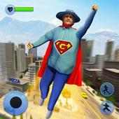 летающий Супер бабуля герой Приключение