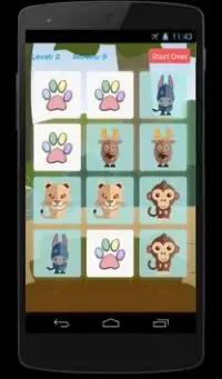 Kids memory game: Animals Screen Shot 2