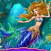 Mermaid queen - dressup game