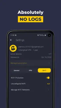 CyberGhost VPN: Secure WiFi Screen Shot 3
