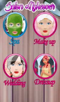 Girls Princess Makeover Games Screen Shot 1