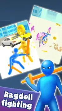 Jelly Fighter: Stickman fight Screen Shot 0
