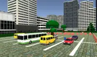 Bus Parking 2016 3D Screen Shot 0