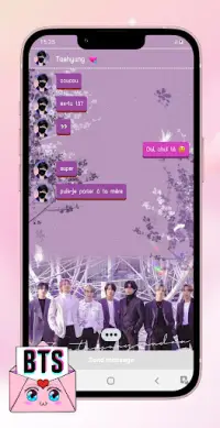 BTS Messenger : Chat Simulator Screen Shot 3