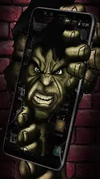 Green Angry Hero Theme Screen Shot 1