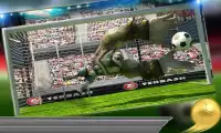 Futuristic Superhero Soccer Challenge Screen Shot 1
