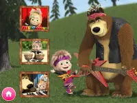 Masha and the Bear. Educational Games Screen Shot 1