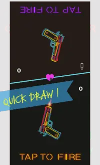 Neon Gunslinger - Fast Draw Spinny Gunfight 2020 Screen Shot 0