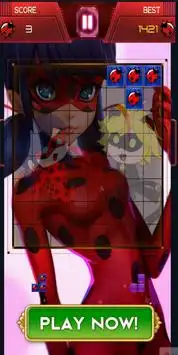 Miraculous Chat Noir Casse Tete puzzle Gratuit Screen Shot 0