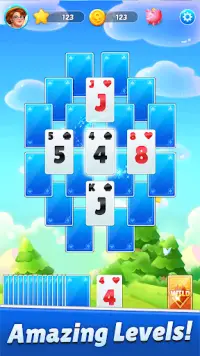 Solitaire TriPeaks: Sea Island - Free Card Games Screen Shot 0