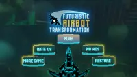 Futuristic Airplane Robot - Transformation Games Screen Shot 8