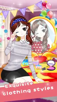 Manga Girl Dress Up - Fun Girls Game Screen Shot 1