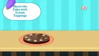 Cozinhando Bolo De Chocolate: Jogos para Meninas Screen Shot 7
