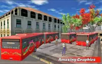 Rijden stad Metro Bus Simulato Screen Shot 1