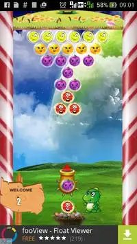 Bubble Shooter Fruit Screen Shot 2