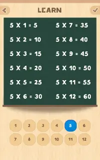 Multiplication table. Learn and Play! Screen Shot 20