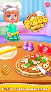 Пицца повар Еда Кухня Игры Screen Shot 0