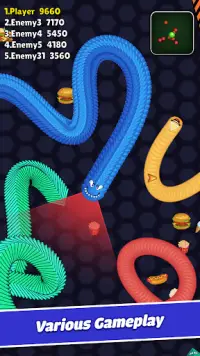 Worm io: Slither Snake Arena Screen Shot 16