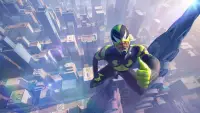 Rope Frog Ninja Hero Car Vegas Screen Shot 0