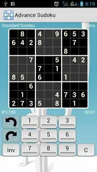 Advanced Sudoku Screen Shot 3