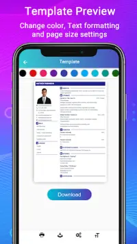 Resume Builder App, CV maker Screen Shot 3