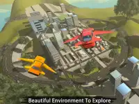 Flying Car Flight Pilot Sim 3D Screen Shot 9