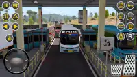 matalinong bus sa pagmamaneho transporter sim 2021 Screen Shot 4
