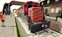 Indian City Train Simulator 2018  Uphill Train Sim Screen Shot 0
