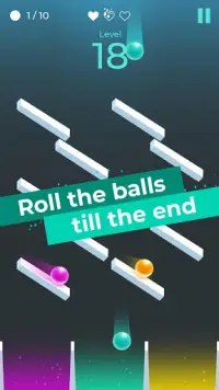 Platform Ball Balance: ihulog ang bola sa tasa Screen Shot 1
