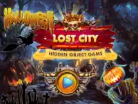 Halloween Lost City Hidden Object Game Screen Shot 0