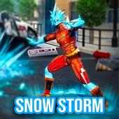 Snow Storm Superhero Game