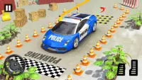 American police car parking 3D Screen Shot 3