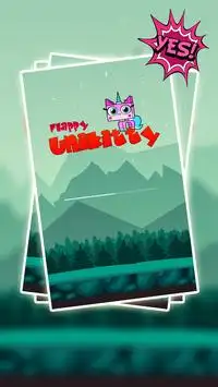 Uni kitty : Subway Flappy Screen Shot 1