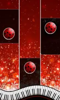 Piano LADYBUG Black Tiles 3 Screen Shot 2