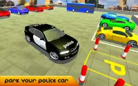 polizia auto parcheggio progredire auto guida Screen Shot 1