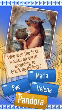 Greek Mythology Trivia Quiz Game Screen Shot 0