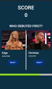 Guess WWE Debut - WWE Fan Trivia Game Screen Shot 6